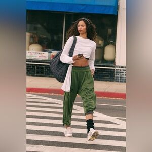 NWT FP Movement It’s A Tie Pants ~Army~